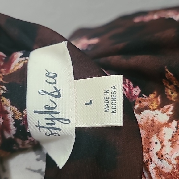 STYLE & CO Floral Dress - Picture 6 of 7